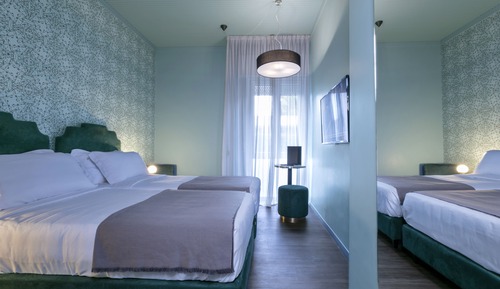 Habitación con 1 cama doble o 2 individuales