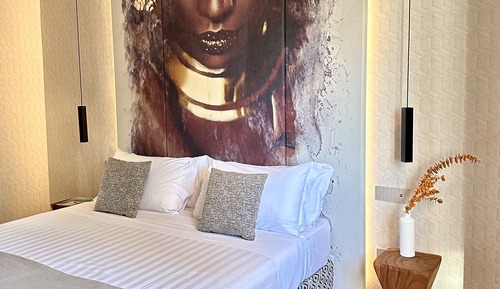 Suite junior, 1 cama de matrimonio grande con sofá cama