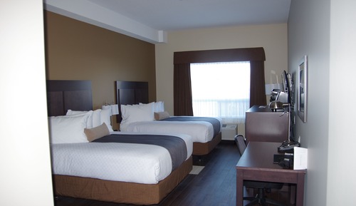 Suite, 2 camas de matrimonio, no fumadores, frigorífico y microondas (Bunk beds)