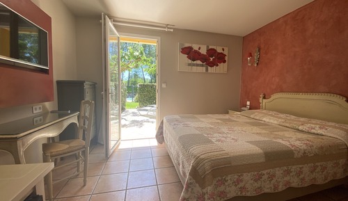Habitación Deluxe con 1 cama doble o 2 individuales, terraza, vistas al parque