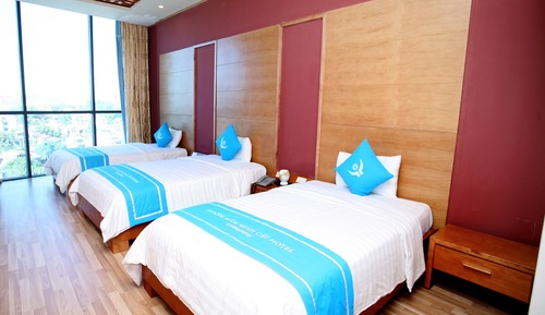 Habitación estándar con 1 cama doble o 2 individuales, 1 habitación, vistas a la ciudad