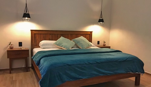 Cabaña Deluxe, 2 habitaciones, cocina, vistas al jardín