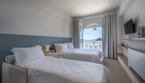 Apartamento, 2 habitaciones, balcón, vistas al mar