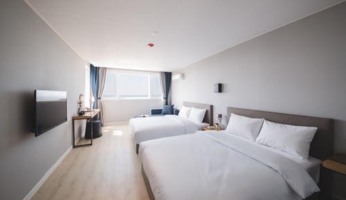 Habitación Deluxe, 2 camas dobles, no fumadores, vistas al mar
