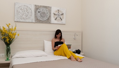 Habitación con 1 cama doble o 2 individuales