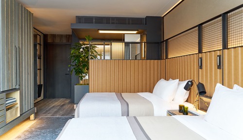 Habitación, 2 camas dobles (Skyline)