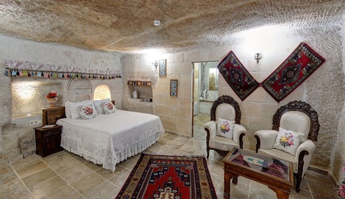 Habitación Deluxe, en la zona del jardín (Cave )