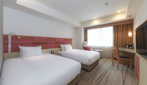 Habitación Deluxe con 2 camas individuales, no fumadores (Max 2 Adults)