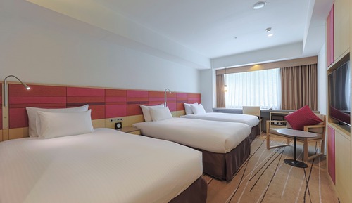 Habitación Deluxe con 2 camas individuales, no fumadores (for 3 Guests/Max 3 Adults)