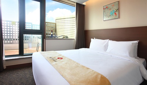 Habitación doble, balcón