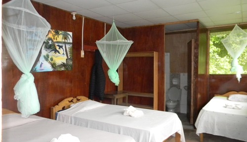 Habitación cuádruple, patio, vistas al río