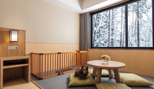 Habitación, 1 cama de matrimonio grande (Dog Friendly, With Hot-Spring Bath)