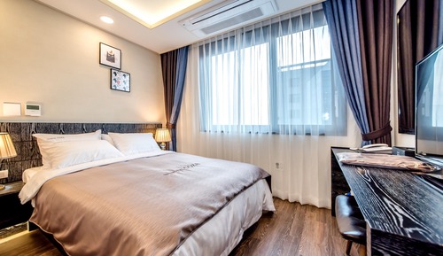 Habitación doble, vistas al mar (Seawater Spa Room, 1Double)
