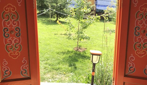 Tienda, baño privado, vistas a la montaña (4 places)