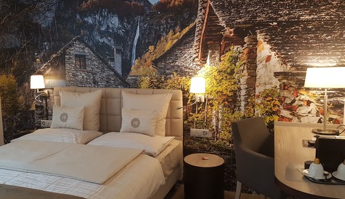 Habitación económica doble, 2 camas individuales, baño privado