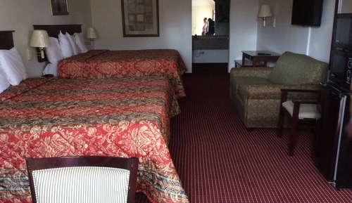 Habitación, 2 camas de matrimonio, no fumadores, frigorífico y microondas
