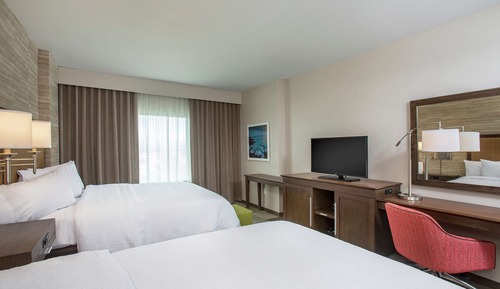 Habitación, 2 camas de matrimonio, no fumadores, frigorífico