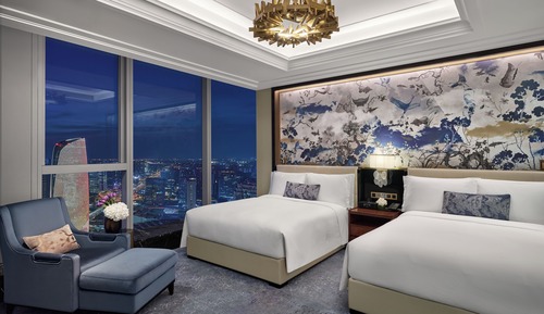 Habitación Deluxe, 2 camas de matrimonio (Skyline View)