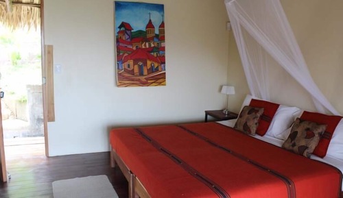 Cabaña Deluxe, balcón, vistas a la bahía