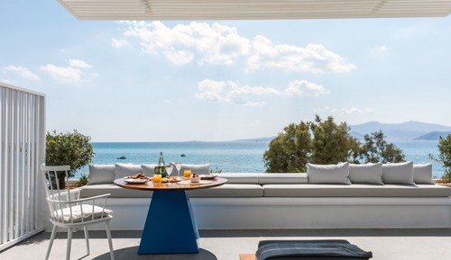 Suite superior, 1 cama doble, bañera de hidromasaje, vistas al mar
