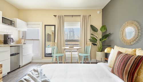 Estudio Deluxe, 1 cama de matrimonio (Self Check-in with Virtual Front Desk)