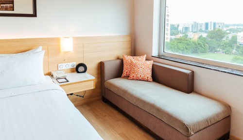 Habitación, 2 camas individuales, vistas a la ciudad