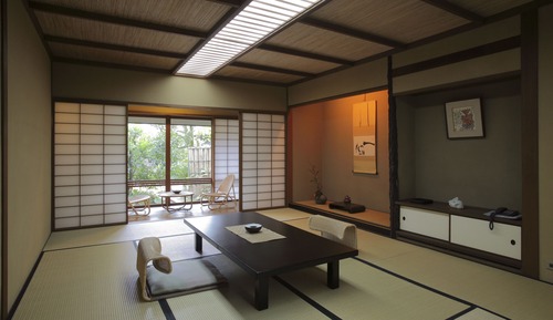 Habitación tradicional (Japanese,8+6 Tatami-mats w/Half Board)