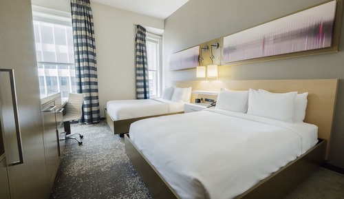Habitación Deluxe, 2 camas de matrimonio, accesible para personas con discapacidad, no fumadores