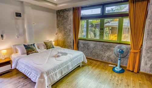 Deluxe Double Room, 1 Bedroom, Patio, Garden View