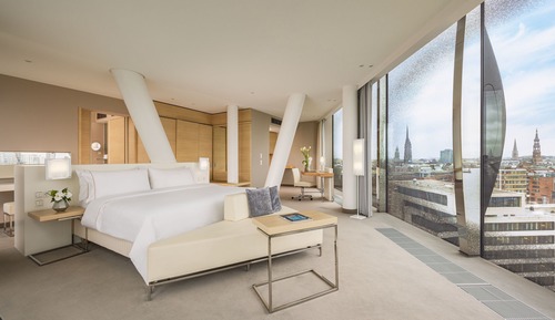 Suite junior, 1 cama de matrimonio grande, vistas a la ciudad