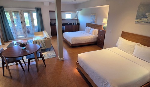 Suite estudio, varias camas, vistas al mar