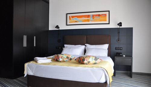 Habitación estándar con 1 cama doble o 2 individuales, vistas al mar
