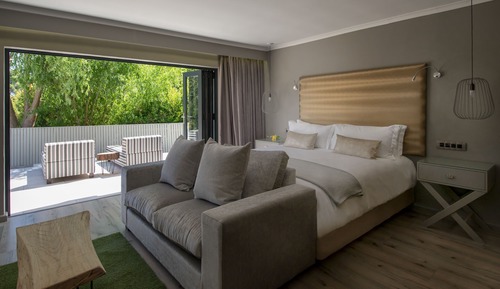 Suite de lujo, 1 cama de matrimonio grande, vistas al jardín