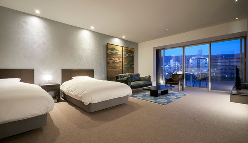 Habitación tradicional, vistas al río (with Tatami area, 201)