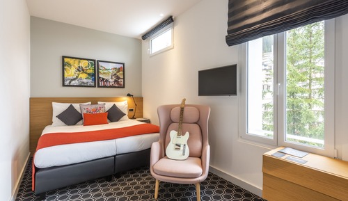 Habitación superior, 1 cama de matrimonio grande