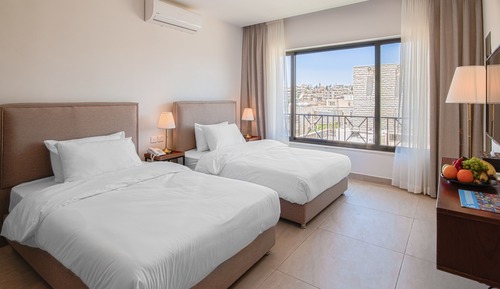 Habitación Deluxe con 2 camas individuales, 2 camas individuales, vistas a la ciudad