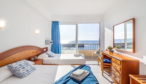 Habitación doble, vistas al mar