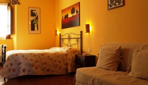 Habitación cuádruple Confort, en la zona del jardín