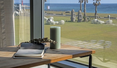 Habitación con 2 camas individuales, vistas al mar (Moon C)