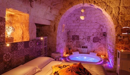 Suite romántica, 1 cama de matrimonio grande, bañera de hidromasaje