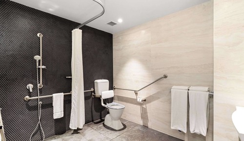Habitación, 1 cama de matrimonio grande, accesible para personas con discapacidad, no fumadores