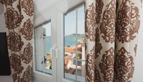 Suite presidencial, 1 cama de matrimonio grande con sofá cama, vistas al mar