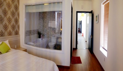 Suite familiar, bañera, vistas a la ciudad