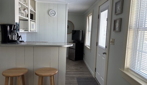 Cabaña, 2 camas dobles, cocina básica