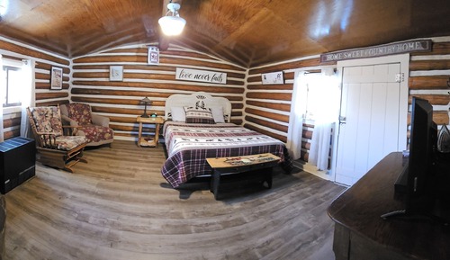 Cabaña, 1 cama de matrimonio