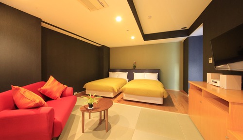 Habitación con 2 camas individuales, baño privado (Japanese-Western Style, 2nd Floor)