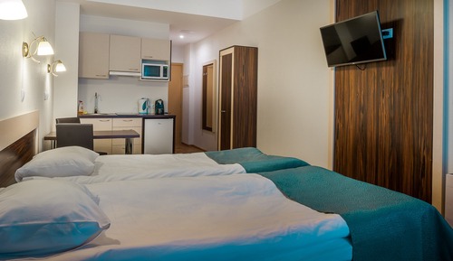 Habitación familiar, vistas al mar