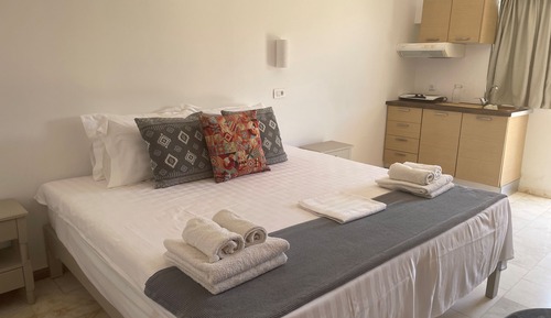 Habitación Deluxe, 1 cama de matrimonio grande, patio, en la zona del patio