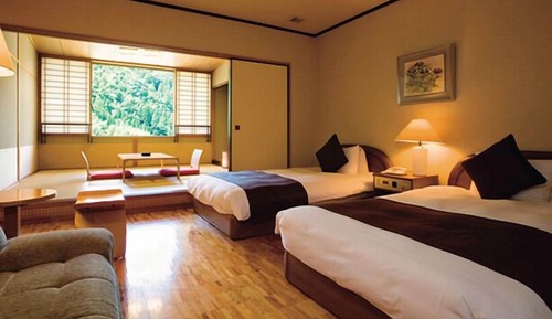 Habitación con 2 camas individuales (Tatami Area, Top Floor)