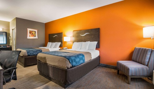 Habitación estándar, 2 camas de matrimonio, no fumadores